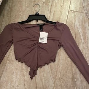 Forever 21 Cropped Long Sleeve